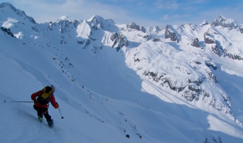 Face Nord de la Cime du Sambuis, Belledonnes. Stage Aspi 2